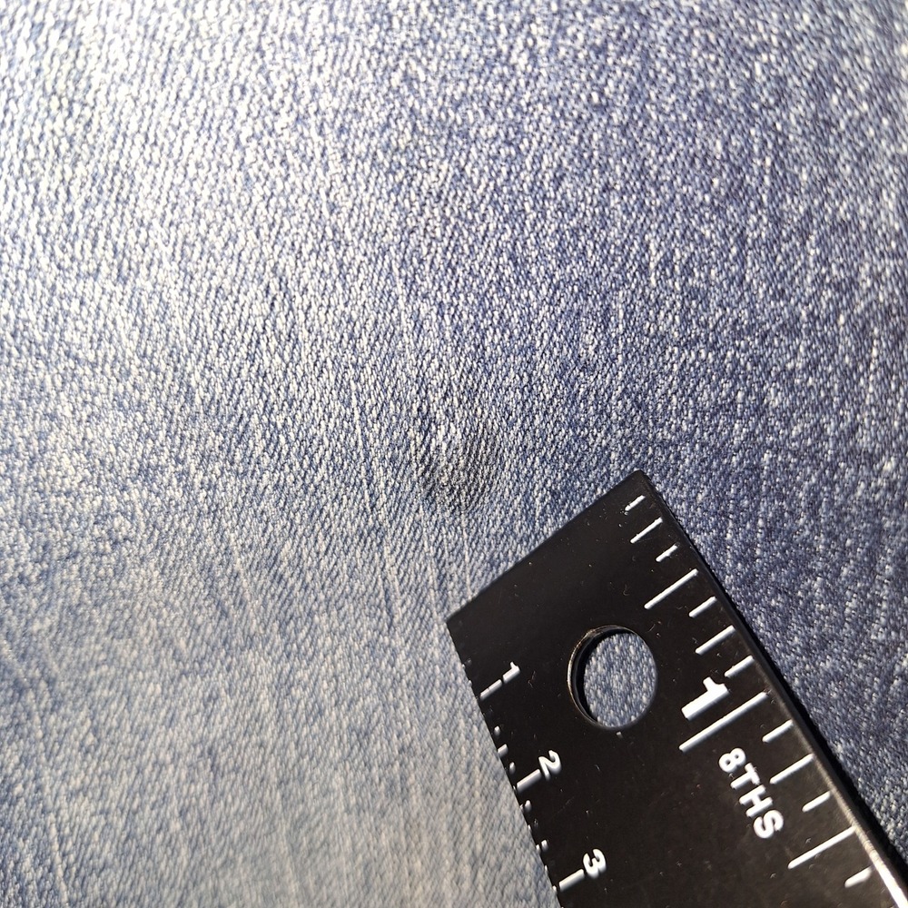 Y2K Denim Jeans Minimalist Denim True Craft 16 Tapered Jeans Dark Wash Blue - Picture 4 of 14